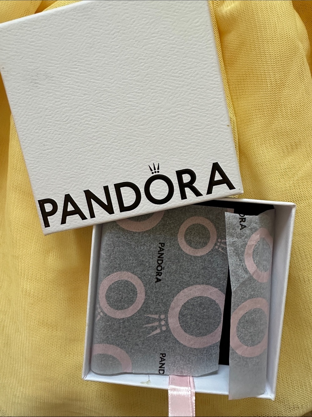Pandora Silver Bracelet with Sparkling Champagne Bottle Charm Box Included - Picture 2 of 5